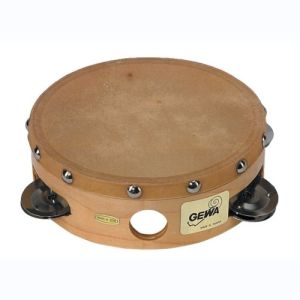GEWA Tambourin Traditionnel avec cymbalettes  6"