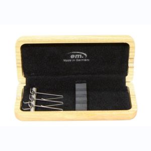 GEWA Etui anches doubles Hautbois 3 anches  Laqué noir