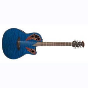 Ovation Celebrity Elite Plus CE44P-8TQ Blue Transparent Quilt