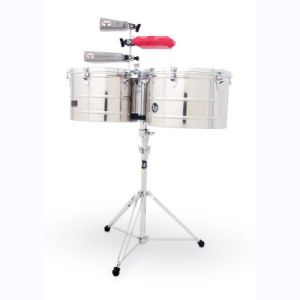 Latin Percussion Timbales Prestige Thunder Timbs LP1516-S Inox