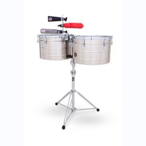 Latin Percussion Timbales Tito Puente Thunder Timbs LP258-S Inox