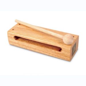 Latin Percussion Blocks Aspire Wood LPA211 Wooden block avec grande batte;