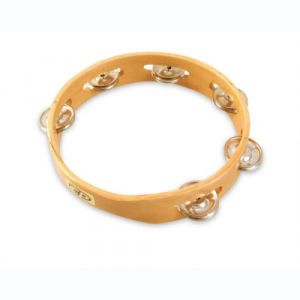 Latin Percussion Tambourins CP  Bois CP388 8'', simple rangée, sans peau