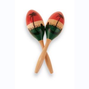 Latin Percussion Maracas CP  Bois CP287 Peint