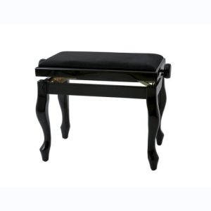 GEWA Banquette Piano Deluxe Classic Cdt 2 Noir brillant
