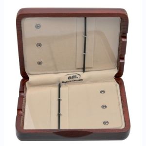 GEWA Etui Anches Clarinette 6 anches  Laque brun rouge