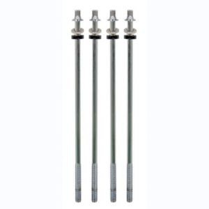 Latin Percussion Tirants d'accordage Brazilian Caixa - LP3212 LP3922 Chrome, 4 pces