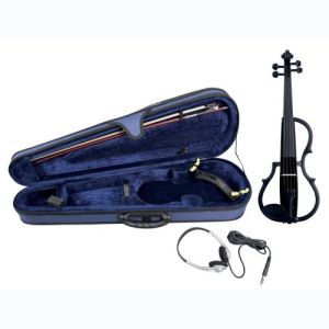 GEWA Violon électrique  Finition noire