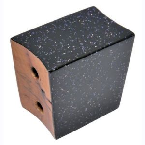 Latin Percussion Bongo middle block Comfort Curve 7" & 8 1-2" LP739-GG Black Holo Skarkle