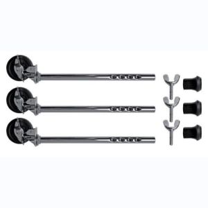 Latin Percussion Roulette pivotante avec frein - LP636 - LP635 - LP278 LP635L Chromé