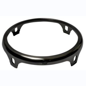 Latin Percussion Cercles Bongo Comfort Curven - LP200XF Fiberglass LP731C 7" Black Mirror