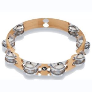 Latin Percussion Tambourins Pro 10in Double Row LP380B-AL LP380B-AL