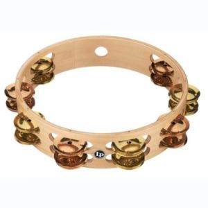 Latin Percussion Tambourins Pro 10in Double Row LP380B-BB LP380B-BB