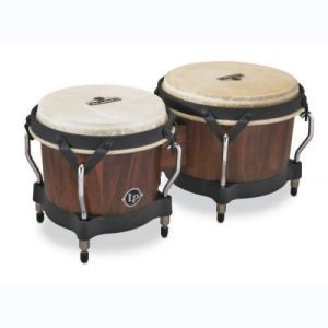 Latin Percussion Bongos Matador Wood Whiskey Barrel M201-WB Whiskey Barrel