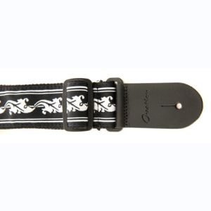 Ovation Courroie guitare Signature Nylon Leaf  noir