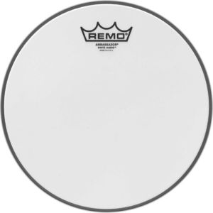 Remo 10'' White Suede Ambassador